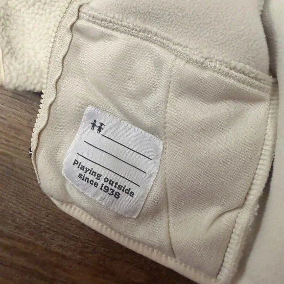 Columbia Cream Sherpa Baby Jacket with Bear Ear Hood - Picture 6 of 8